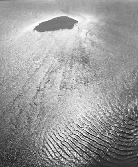 Sand, Porbandar (b/w photo) 