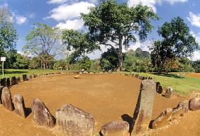 Stone circle, Chican-Taino culture (photo) 