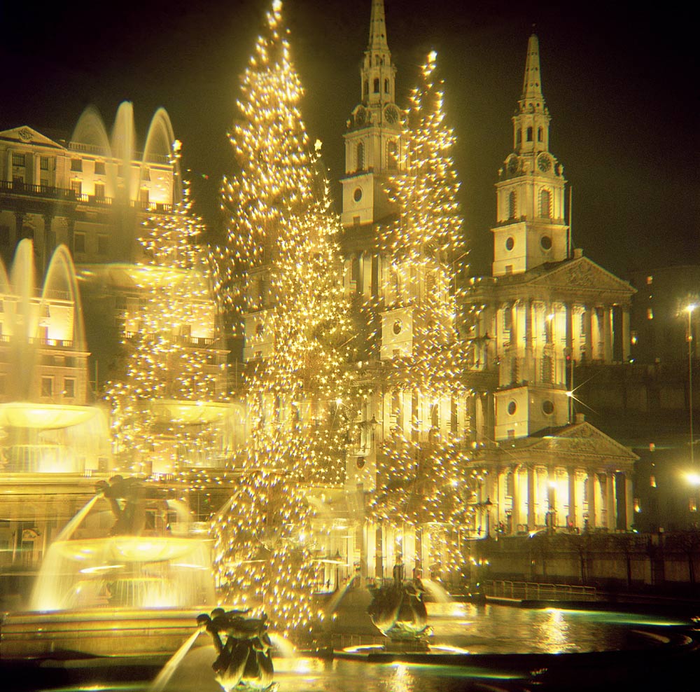 Trafalgar Square, Christmas Lights von 