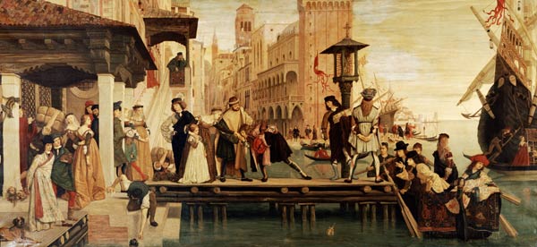 The Departure Of The Prodigal Child From Venice von 