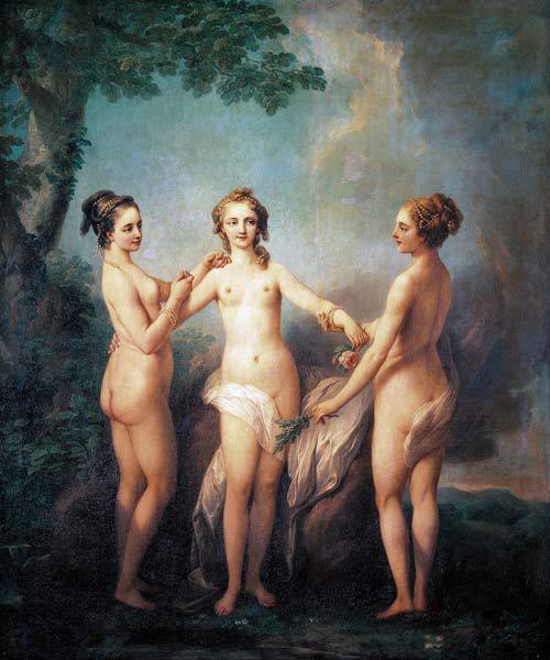 Three graces or de Nesle Mesdemoiselles