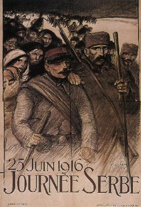 Tag für Serbien, 25. Juni 1916 1916