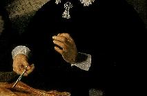 The Anatomy Lesson of Dr. Nicolaes Tulp, 1632 (detail of 7543)