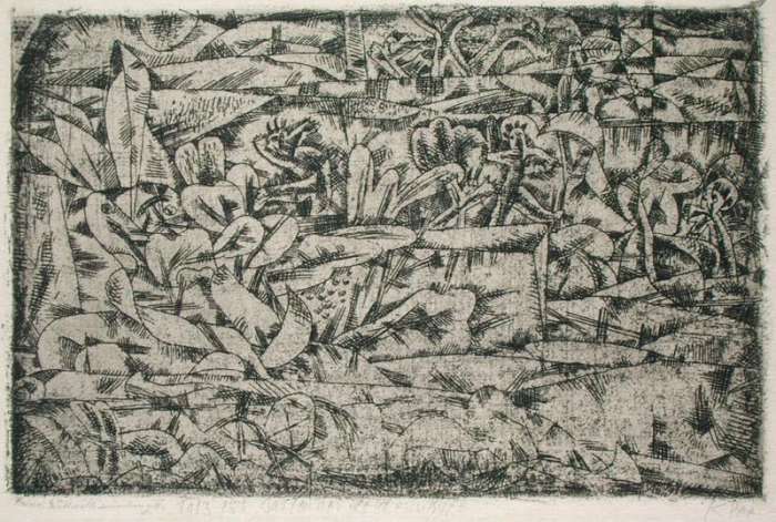 The Garden of Passion, 1913 (no 155) (etching on zinc)  von 