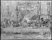 The Last Supper, after the fresco Leonardo da Vinci (1452-1519) c.1635