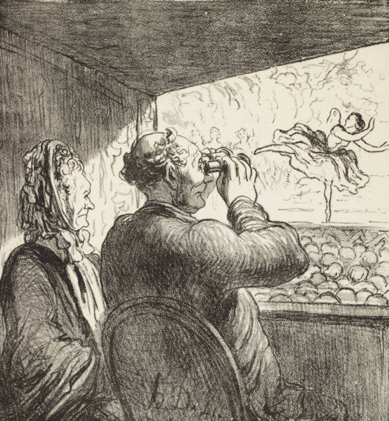 Theater, M. Colimard.... / H.Daumier von 