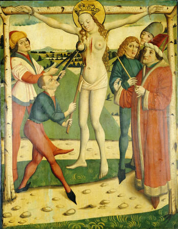 The Martyrdom Of Saint Catherine With The Donor Wumbart Rural Dean And Parish Priest Of Zelhafen von 