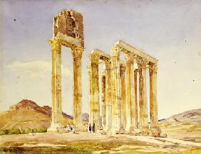 The Temple Of Olympian Zeus,  Athens