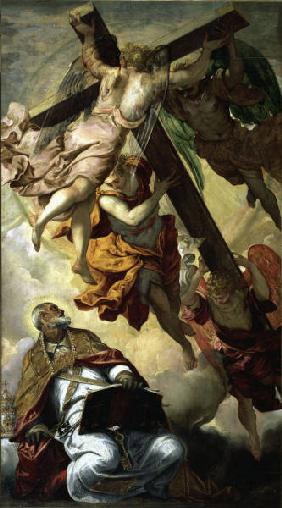 Tintoretto, Petrus erscheint das Kreuz