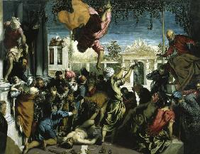 Tintoretto, Wunder des Hlg.Markus