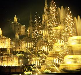 Trafalgar Square, Christmas Lights