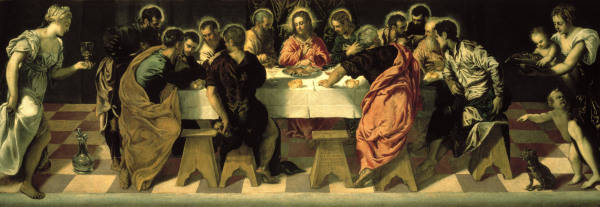 Tintoretto, Abendmahl (S.Marcuola) von 