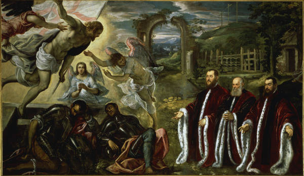 Tintoretto, Auferstehung und Avogadori von 