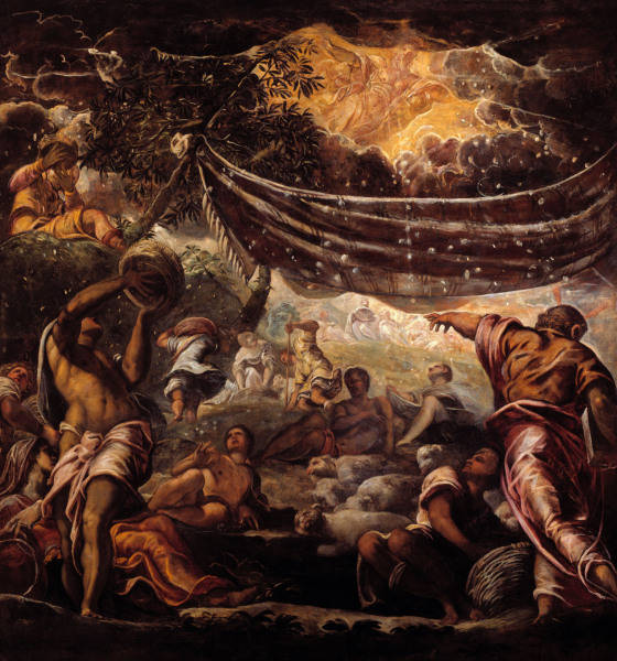 Tintoretto, Die Mannalese von 