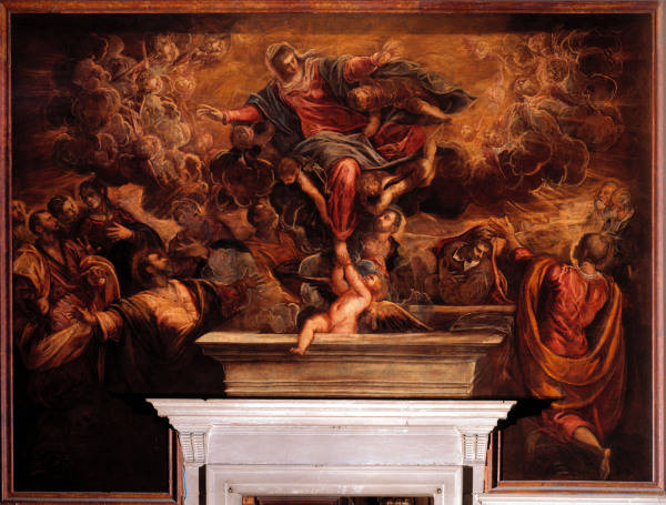 Tintoretto, Mariae Himmelfahrt von 
