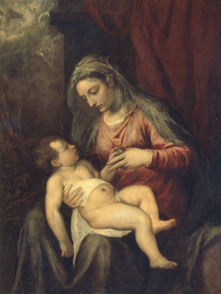 Tizian, Maria mit Kind von 