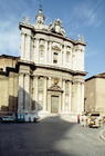 The facade of the church, rebuilt in 1640 by Pietro da Cortona (1596-1669) (photo) 14th