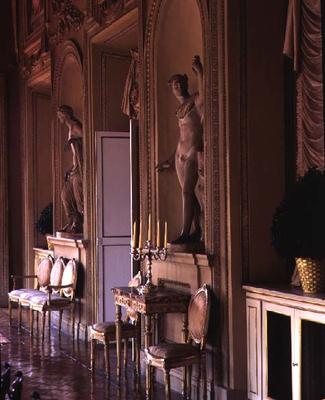 The 'Galleria', detail of antique statues from the Ricci collection (photo) von 