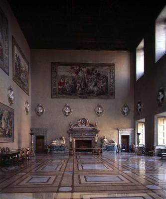 The 'Sala della Fatiche d'Ercole' (Hall of the Labours of Hercules) designed by Antonio da Sangallo von 