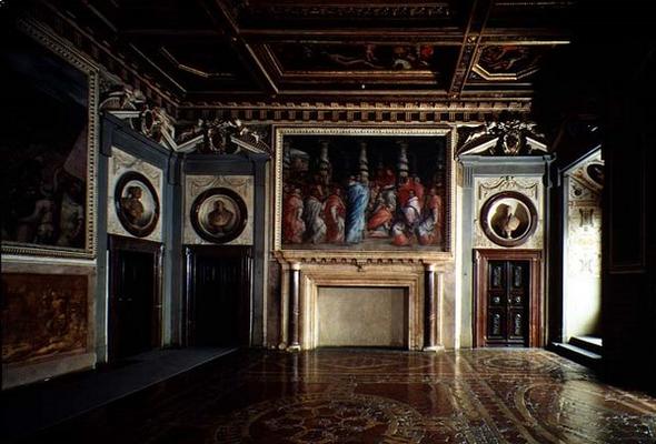 The Sala di Leone X designed by Giorgio Vasari (1511-74) 1562 (photo) von 