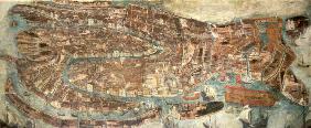 Venedig, Vogelschau, um 1600