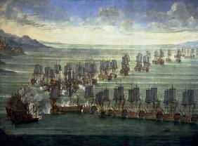 Venezian.u.tuerk.Flotte 1645-71 / Gemaelde