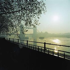 View of the River Thames looking towards Tower Bridge