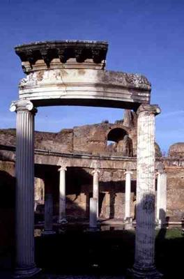 View of a colonnade, Roman, 2nd century AD (photo) von 
