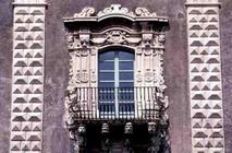 View of an east window, designed by Antonio Amato, 17th century (photo) 15th
