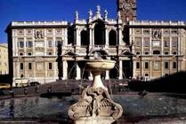 View of the church and the fountain designed by Carlo Maderno (1556-1629) (photo) 14th