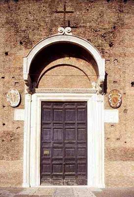 View of the doorway to the Convent, 17th century (photo) von 