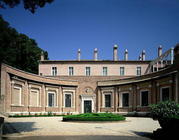 View of the garden front, designed for Cardinal Giuliano de'Medici (1478-1534) by Raffaello (1483-15 16th