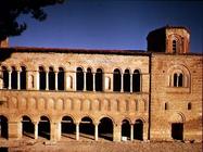 View of the West Portico facade constructed under Archbishop Grigorios, 1313-17 (photo)