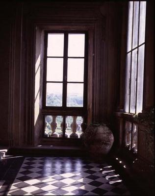 View of the windows on the staircase (photo) von 