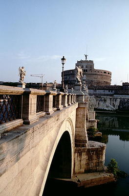 View over the Tiber towards the Castel Sant' Angelo (photo) von 