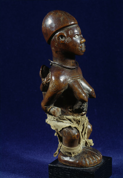Weibl. Figur, Pende, Kongo / Holz von 