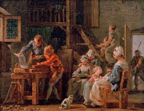 L’éducation des pauvres (Die Erziehung bei den Armen) 1765