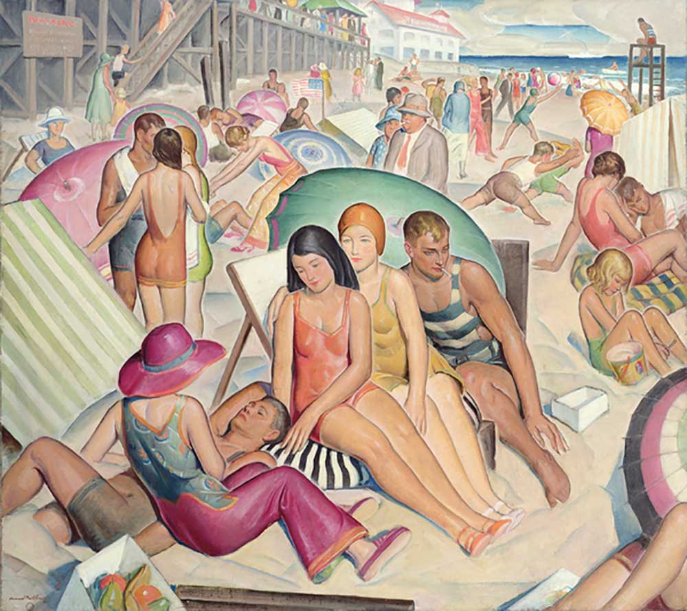 Am Rehoboth Beach, Delaware, 1930 von Norwood MacGilvary