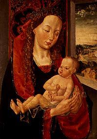 Maria mit dem Kind. von Oberrheinisch