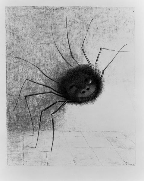 The Laughing Spider, c.1881 (litho) von Odilon Redon