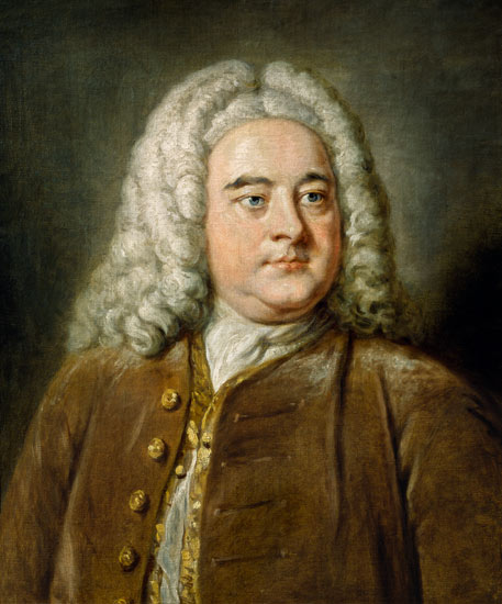 Portrait of George Frederick Handel (1685-1759) von of Bath Hoare