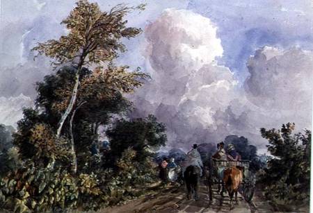 On the Deal Road, near Canterbury von of Dover Burgess
