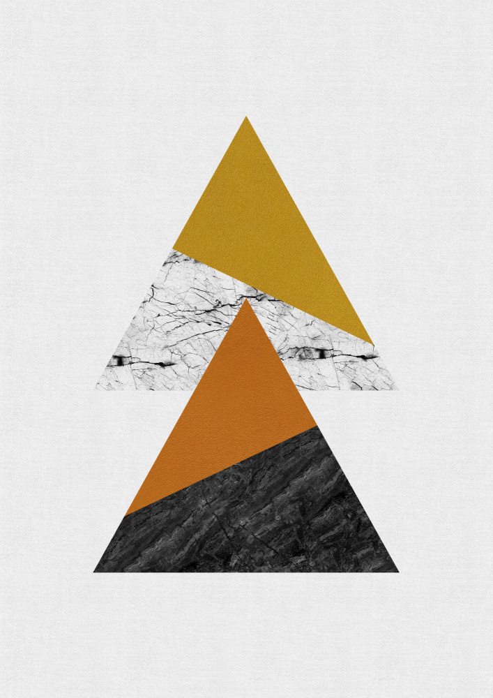 Geometrische Dreiecke von Orara Studio