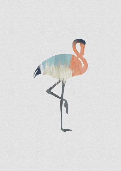 Pastell-Flamingo