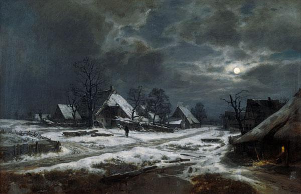 Winternacht. 1883/1884