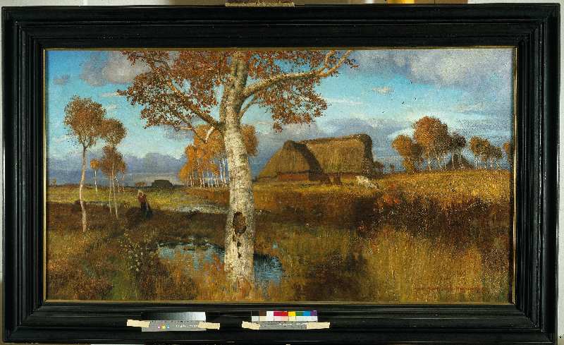 Herbst im Moor von Otto Modersohn