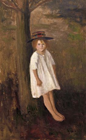 Mädchen mit Hut 1901