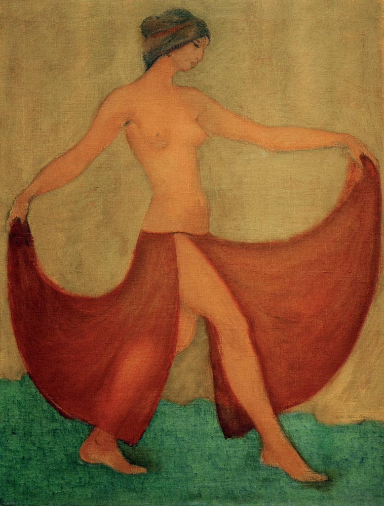 Tanzende (Maschka) von Otto Mueller