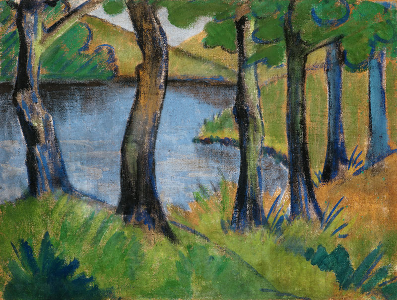 Waldsee von Otto Mueller