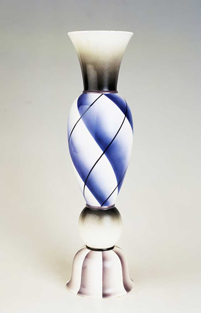 Vase, hergestellt von Keramos V. H. Austria, 1923-1924 von Otto Prutscher